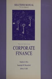 Tapa de Corp Fin Solutions Manual