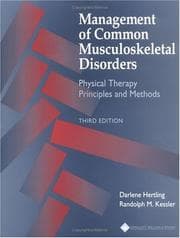 Tapa de Management of common musculoskeletal disorders