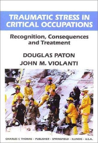 Tapa de Traumatic stress in critical occupations