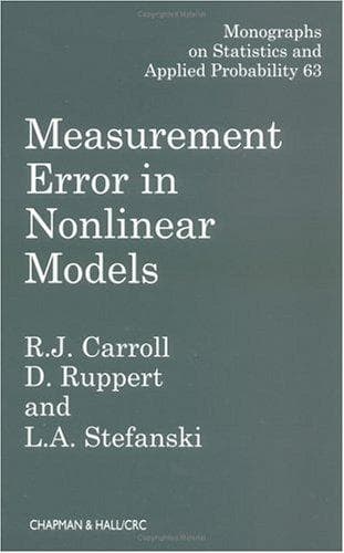 Tapa de Measurement Error in Nonlinear Models