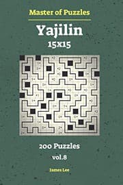 Tapa de Master of Puzzles - Yajilin 200 Puzzles 15x15 vol.8
