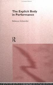 Tapa de The explicit body in performance