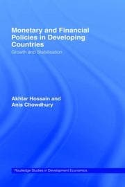 Tapa de Monetary and Financial Policies in Developing Countries