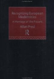 Tapa de Recognising European Modernities