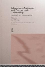 Tapa de Education, Autonomy and Democratic Citizenship
