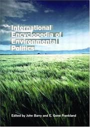 Tapa de International Encyclopedia of Environmental Politics