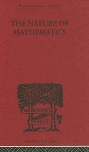 Tapa de The nature of mathematics