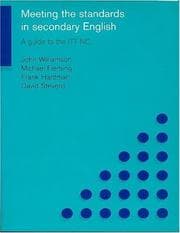 Tapa de Meeting the Standards in Secondary English