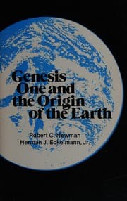 Tapa de Genesis one and the origin of the Earth