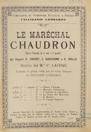 Tapa de Le mar©♭chal Chaudron