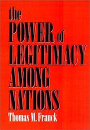 Tapa de The power of legitimacy among nations