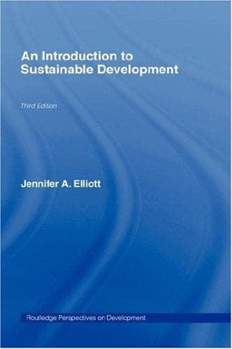 Tapa de An Introduction to Sustainable Development (Routledge Perspectives on Development)