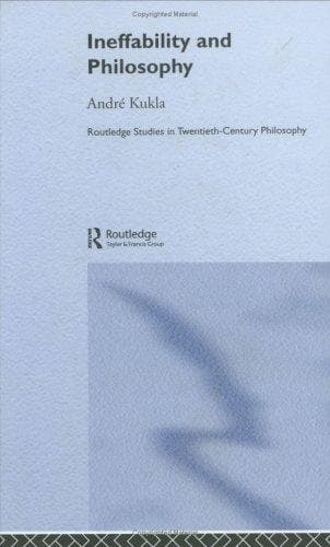 Tapa de Inefability and philosophy