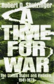 Tapa de A Time for War