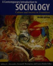 Tapa de A contemporary introduction to sociology