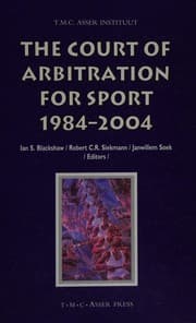 Tapa de The Court of Arbitration for Sport, 1984-2004