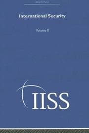 Tapa de international Security:: Volume 2