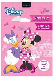 Tapa de Disney Minnie Süper Kolay Boyama Kitabi