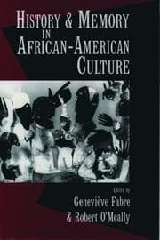 Tapa de History and memory in African-American culture
