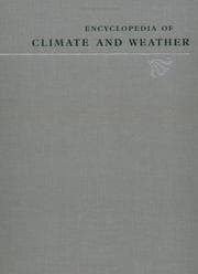 Tapa de Encyclopedia of Climate and Weather, Volume 2 (L - Z)