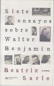 Tapa de Siete ensayos sobre Walter Benjamin