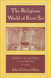Tapa de The religious world of Kīrti Śrī