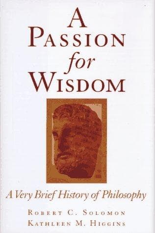 Tapa de A passion for wisdom