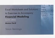 Tapa de Excel Worksheets and Solutions to Exercises to Accompany Financial Modeling, fourth edition, Access Code