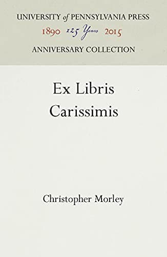 Tapa de Ex Libris Carissimis