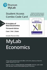 Tapa de MyLab Economics with Pearson EText -- Combo Access Card -- for Principles of Macroeconomics