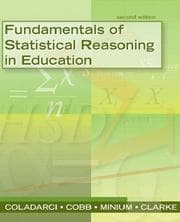 Tapa de Fundamentals of statistical reasoning in education