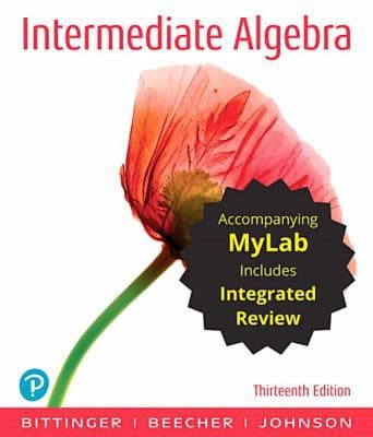 Tapa de Intermediate Algebra with Integrated Review Plus Mylab Math with Pearson EText -- Access Card Package