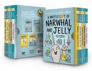Tapa de Waffle Lot of Narwhal and Jelly (Hardcover Books 1-5)