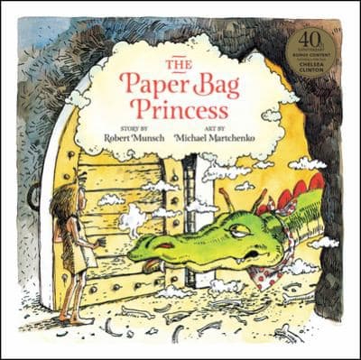 Tapa de Paper Bag Princess 40th Anniversary Edition