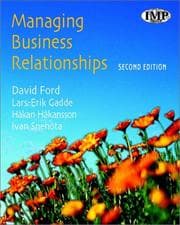 Tapa de Managing business relationships