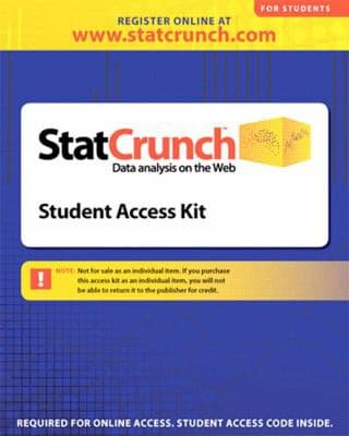 Tapa de StatCrunch -- Standalone Access Card (6-Month Access)