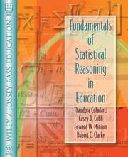 Tapa de Fundamentals of statistical reasoning in education