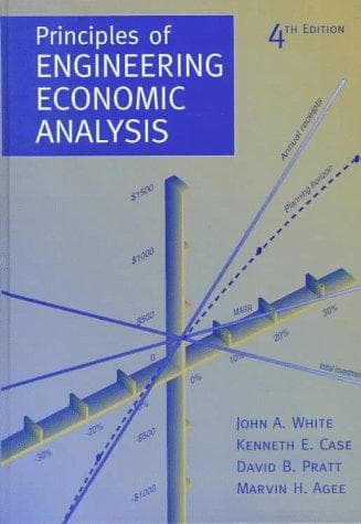 Tapa de Principles of engineering economic analysis