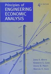 Tapa de Principles of engineering economic analysis