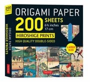 Tapa de Origami Paper 200 Sheets Hiroshige Prints 6 3/4