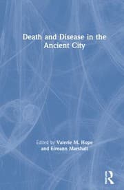 Tapa de Death and disease in the ancient city