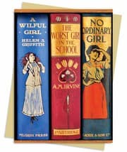 Tapa de Bodleian : Book Spines Great Girls Greeting Card Pack