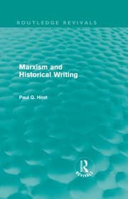 Tapa de Marxism and Historical Writing (Routledge Revivals)
