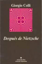 Tapa de Después de Nietzsche