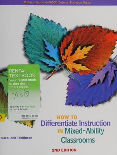 Tapa de How to differentiate instruction in mixed-ability classrooms