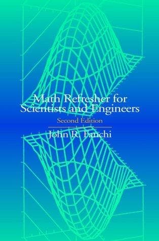 Tapa de Math refresher for scientists and engineers