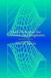 Tapa de Math refresher for scientists and engineers