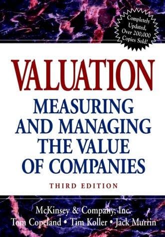 Tapa de McKinsey DCF Vaulation 2000 Model