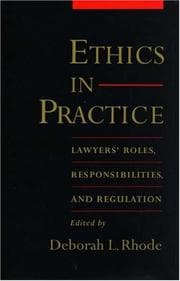 Tapa de Ethics in Practice