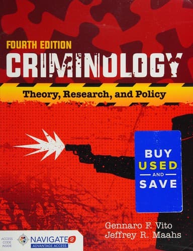 Tapa de Criminology